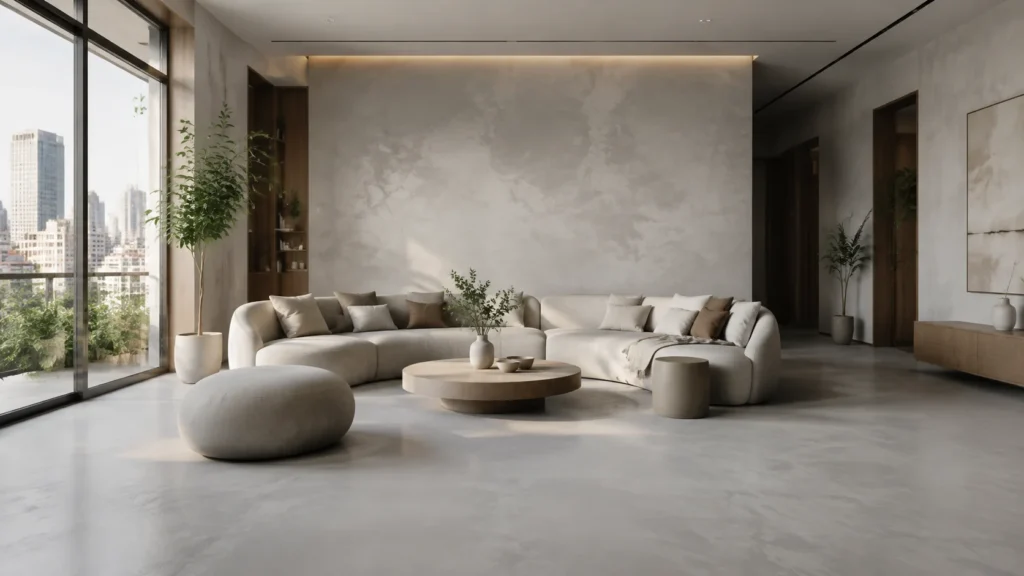 Professional microcement service in Karachi for seamless floors and walls