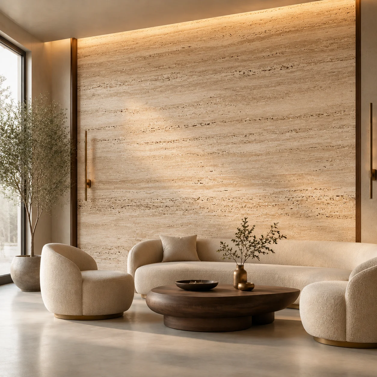 Travertine Finish